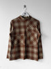 ISSEY MIYAKE HAI - 1980s LONG SLEEVE CHECKED TOP