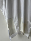 COMME DES GARÇONS - F/W 2024 ASYMMETRICAL SHIRT WITH PATCHWORK HEM PANELS