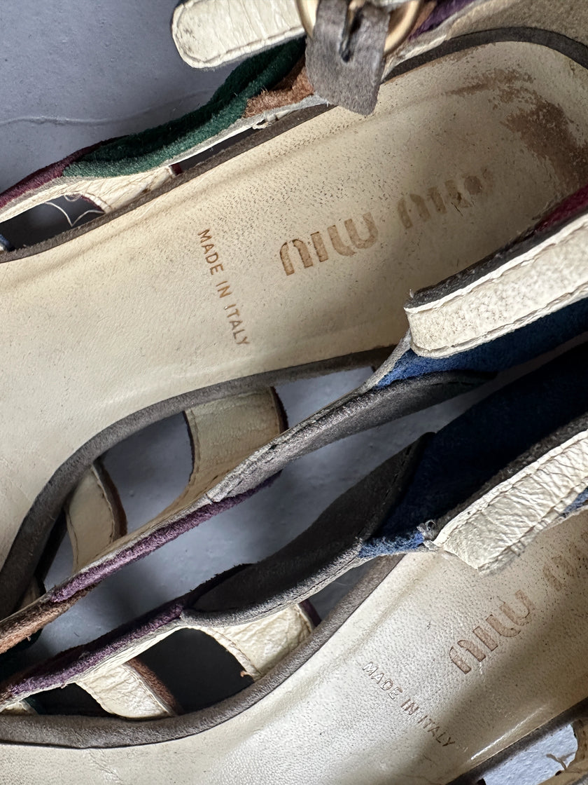 MIU MIU - S/S 2005 OPEN TOE SANDALS