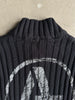 ARMANI JEANS - 1990s CHUNKY KNIT JUMPER