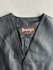1980s LEATHER VEST GILET