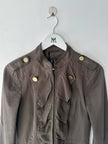 ARMANI - 2000s FITTED JACKET WITH RUFFLED FRONT