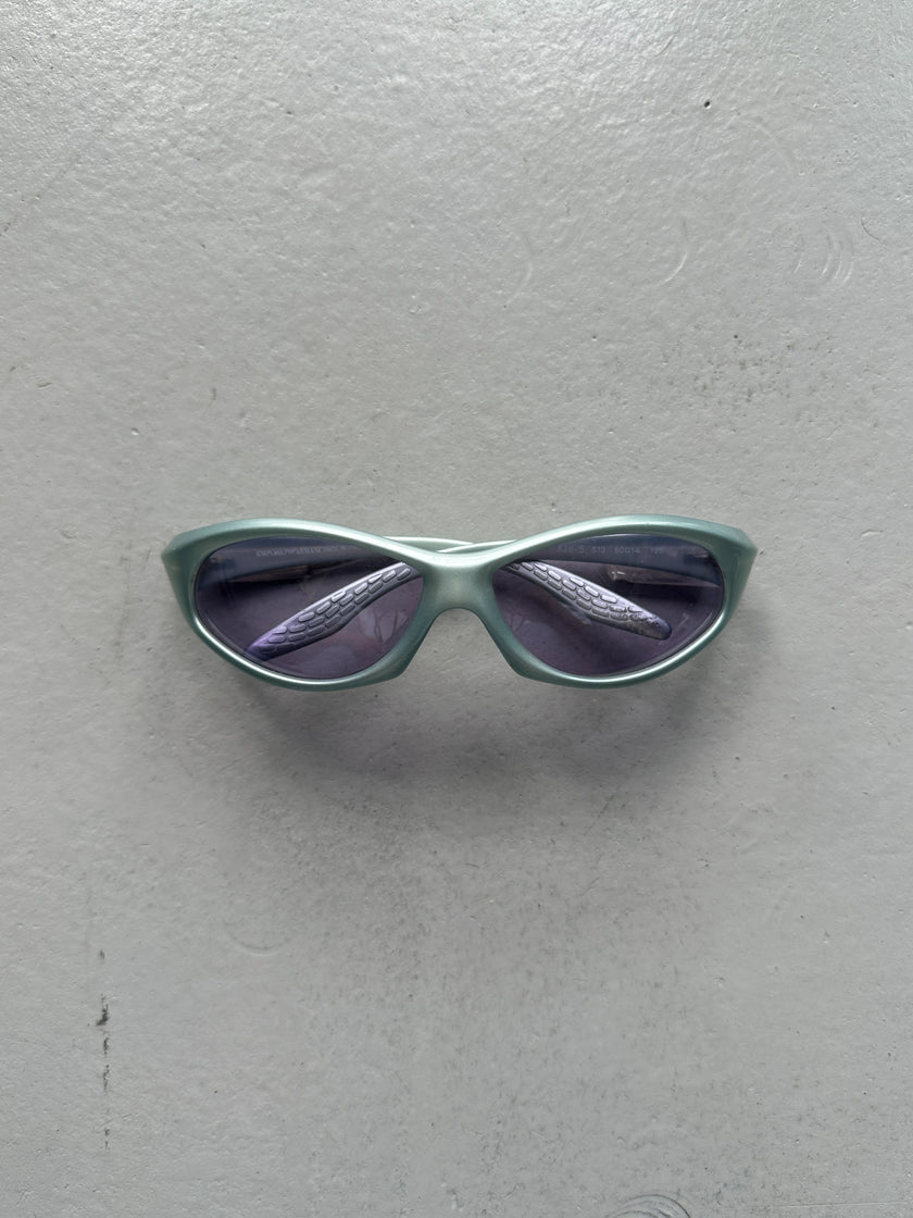 EMPORIO ARMANI -  1990s BIKER SUNGLASSES