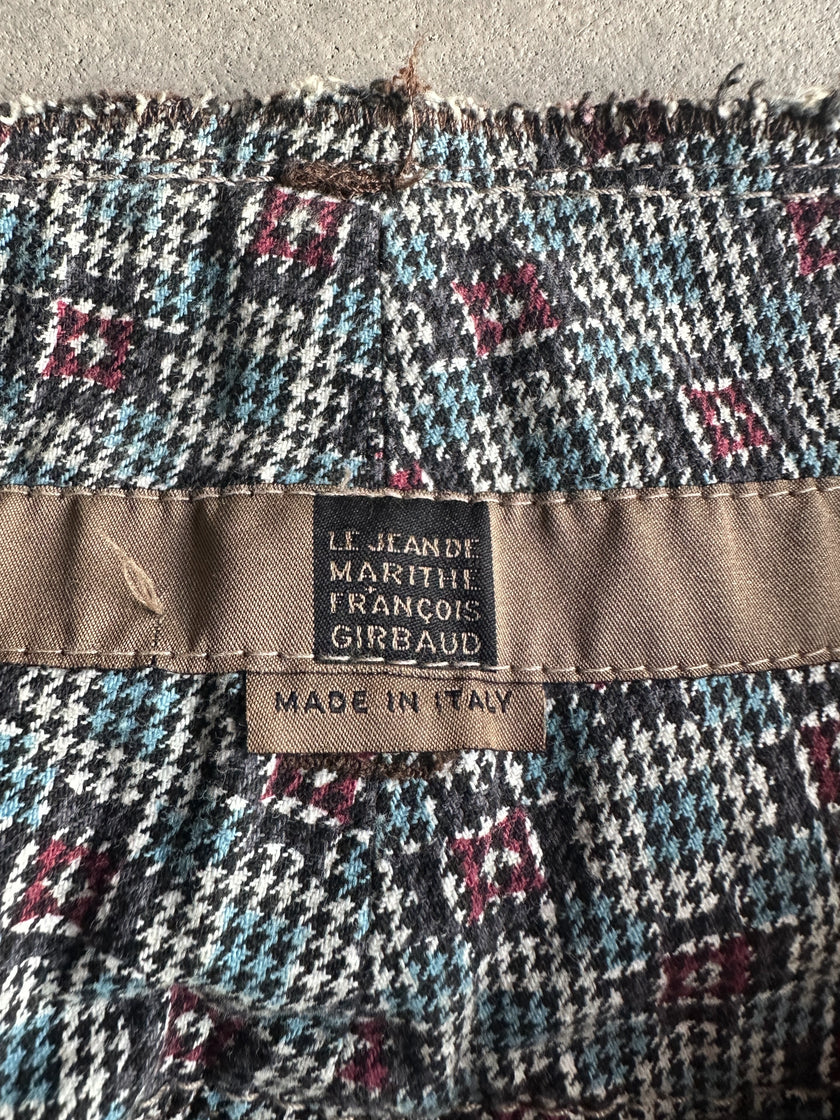 MARITHÉ + FRANÇOIS GIRBAUD - 2000s CORDUROY CARGO TROUSERS WITH SIDE ZIP