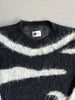 ISSEY MIYAKE - 1980s CREW NECK FUZZY WOOL OVERSIZED JUMPER