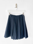 COMME DES GARÇONS - early 1980s ASYMMETRIC PLEATS WOOL MINI SKIRT