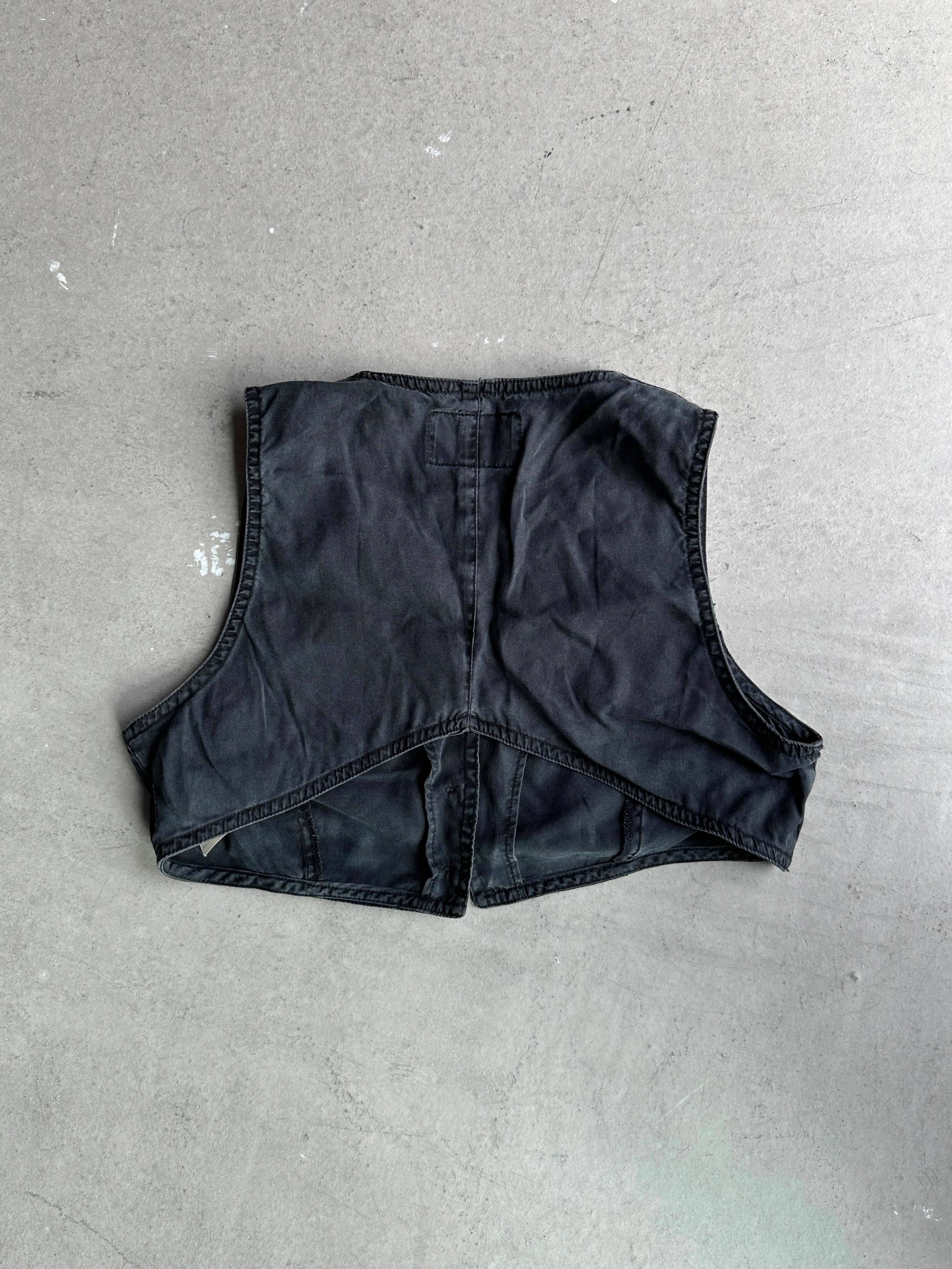 ARMANI JEANS- 1990s CROP FIT WAISTCOAT