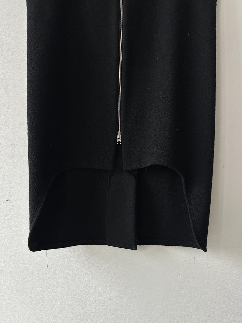 YOHJI YAMAMOTO - F/W 2004 FUNNEL NECK ZIPPED VEST JACKET