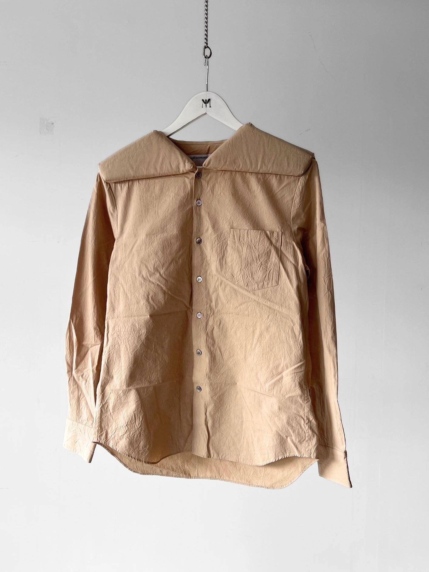 MASAKI MATSUSHIMA F/W 1999 STRUCTURED SPONGE COLLAR