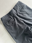 1990s PINSTRIPED FRONT PLEATS TAILORED TROUSERS