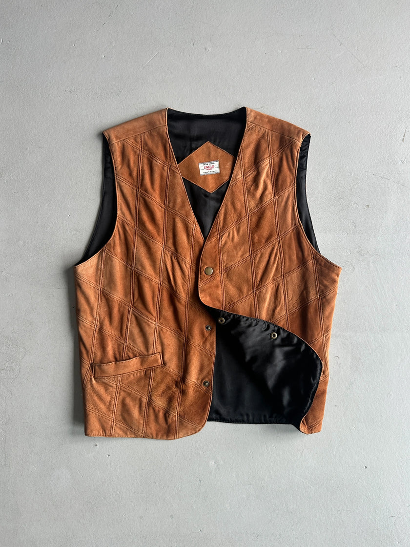 1980s SUEDE VEST GILET