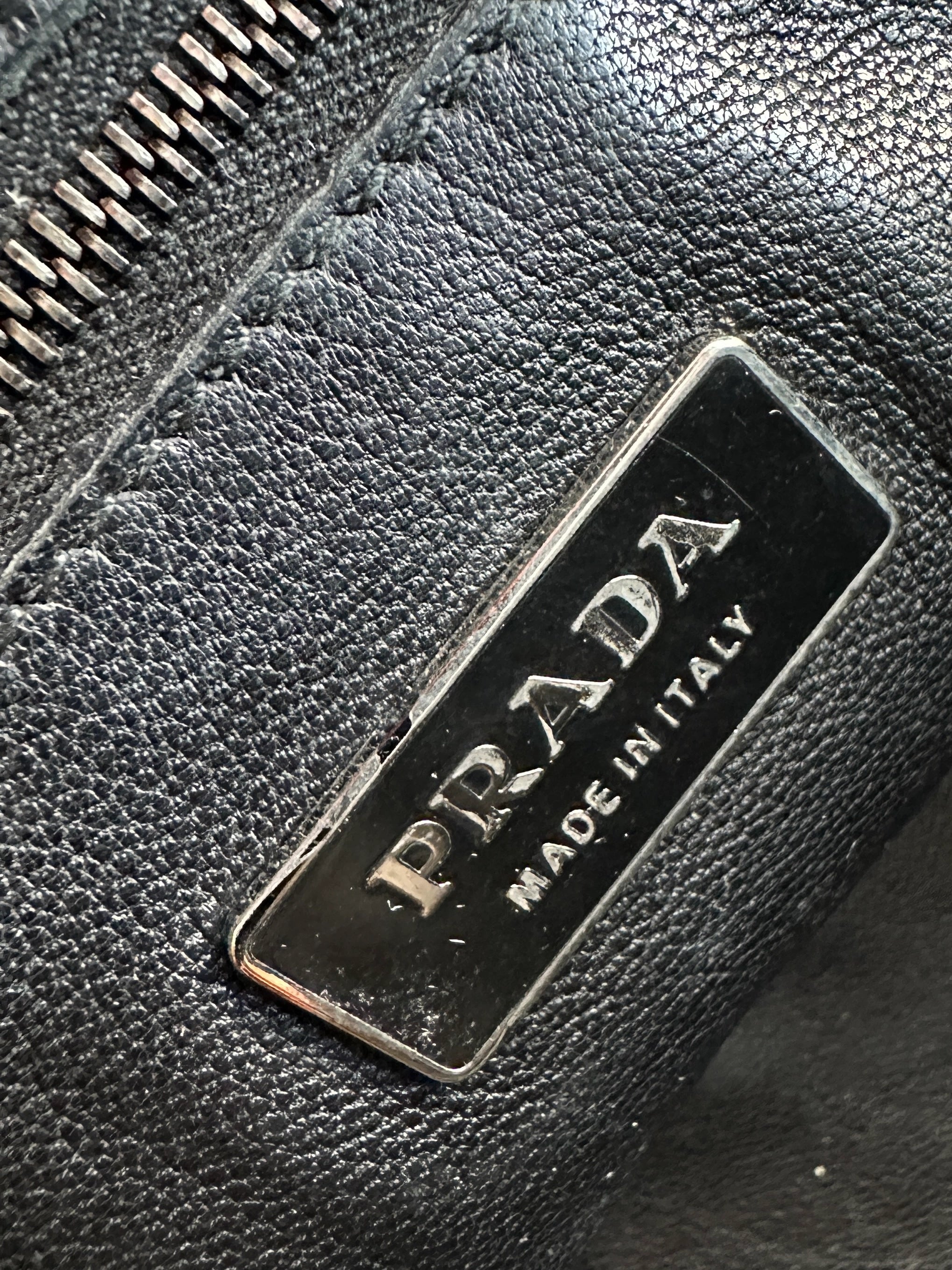 PRADA - A/W 2001 BOSTON LEATHER BAG