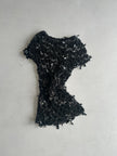 HIROKO KOSHINO - 1990s KNOTTED NET TOP