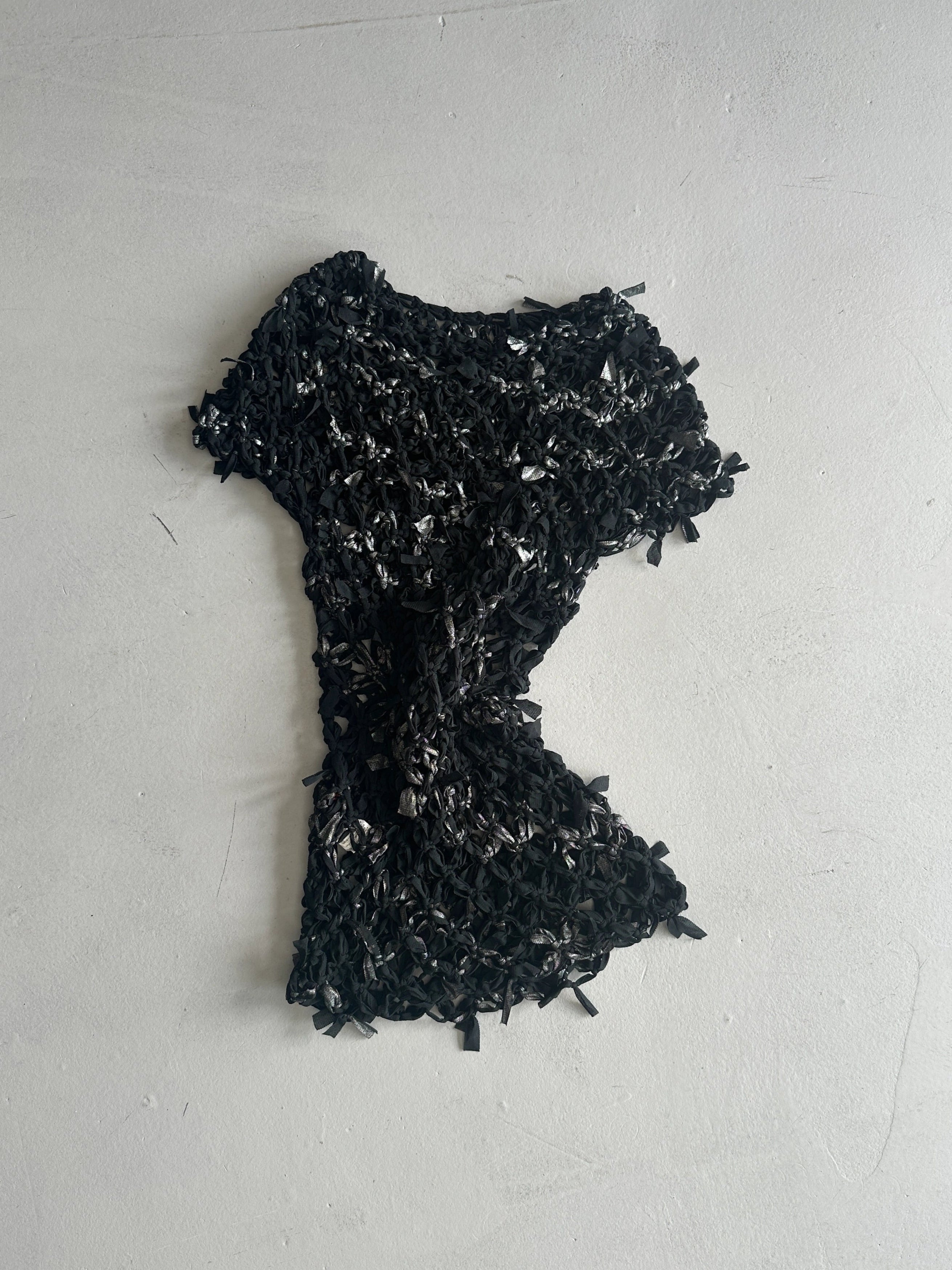 HIROKO KOSHINO - 1990s KNOTTED NET TOP