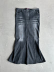 1990s LOW WAIST MAXI DENIM SKIRT