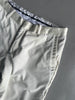 DOLCE & GABBANA - early 2000s STRAIGHT FIT TROUSERS WITH SILK BAND AT WAIST