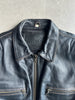 1980s STRAIGHT FIT OVERSIZED CARGO LEATHER JACKET