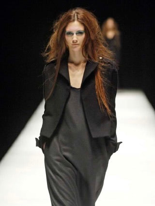 YOHJI YAMAMOTO - F/W 2006 WOOL JACKET WITH DECONSTRUCTED HEM
