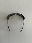 GIANFRANCO FERRÉ - 1990s WRAPAROUND SUNGLASSES WITH CUT OUT ARMS