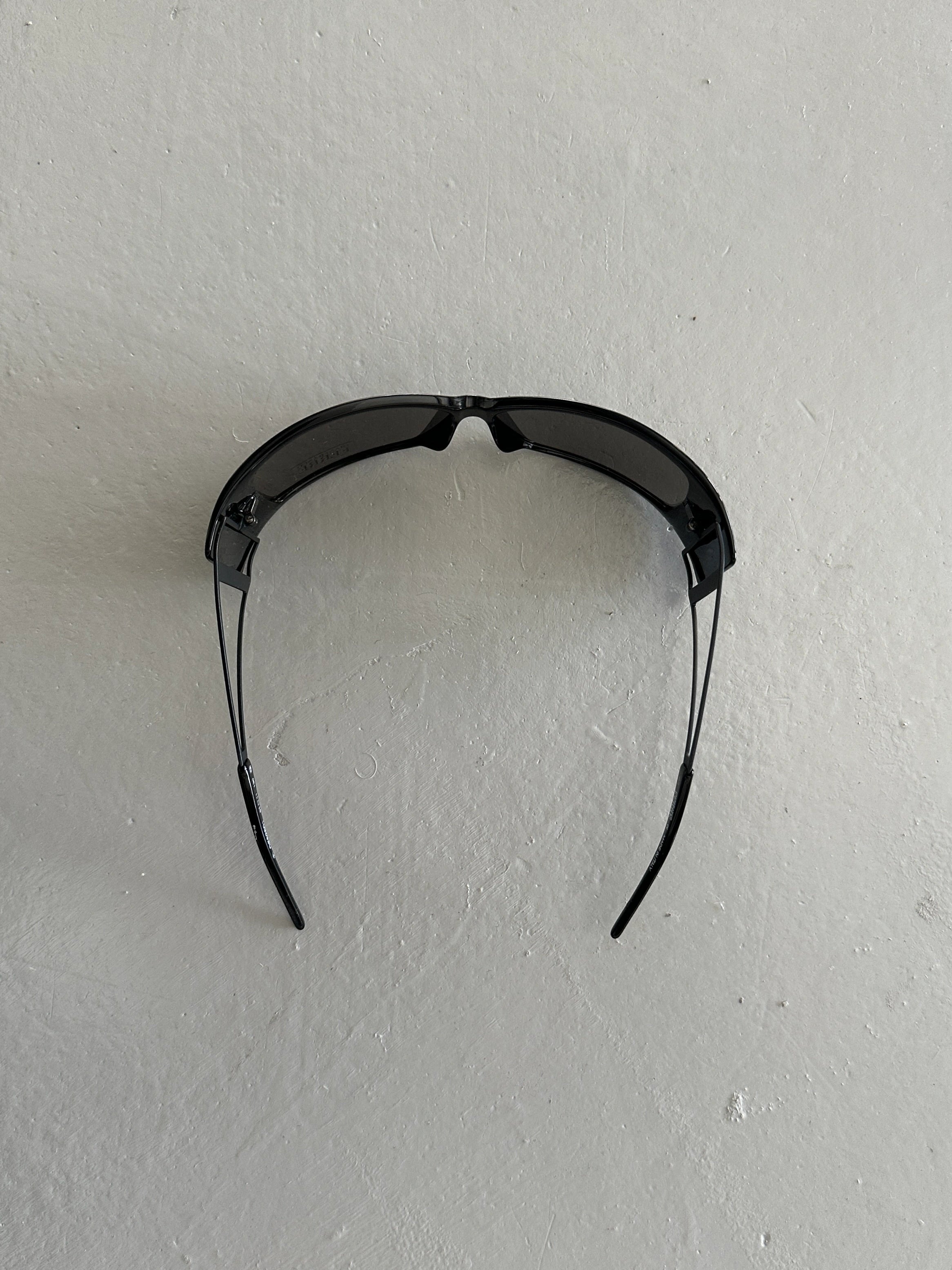 GIANFRANCO FERRÉ - 1990s WRAPAROUND SUNGLASSES WITH CUT OUT ARMS