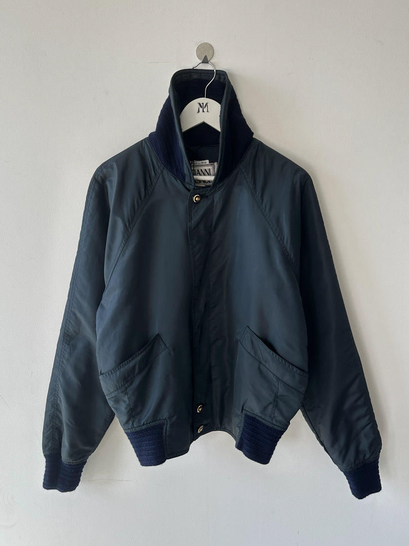 GIANNI VERSACE - 1980s NYLON BOMBER JACKET