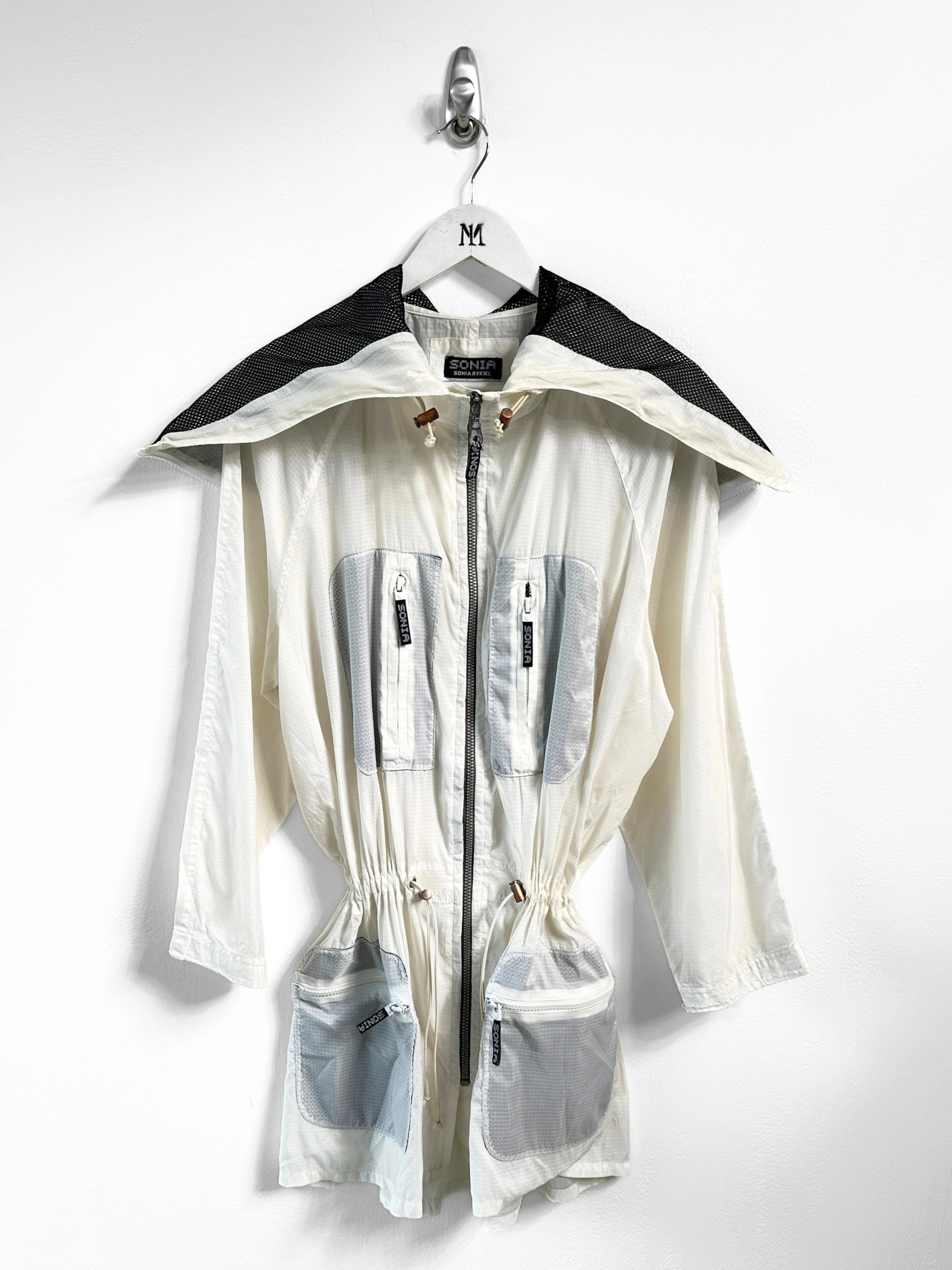 SONIA RYKIEL - early 2000s SEMI TRANSPARENT TECHNICAL JACKET