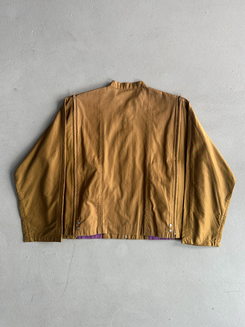 JACQUES ESTEREL - 1970s 2 in 1 ZIPPABLE VEST JACKET