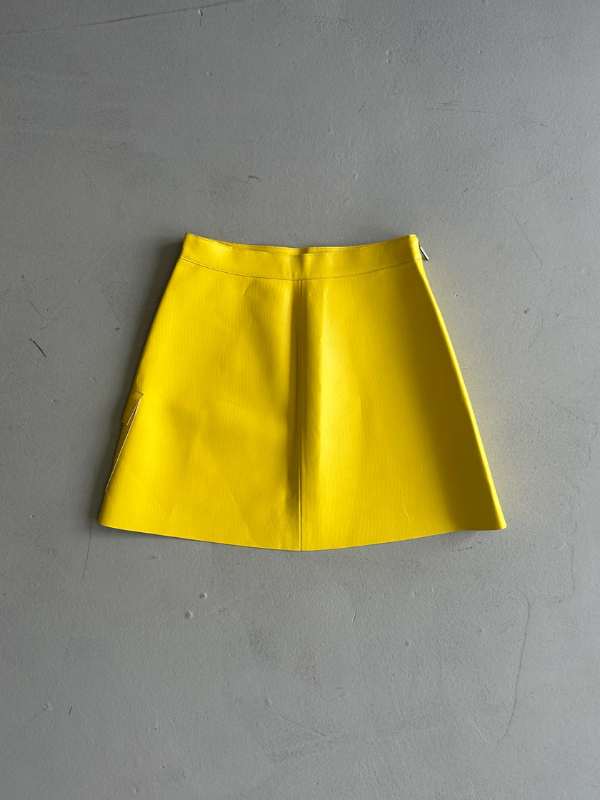 MSGM - 2000s FAUX LEATHER MINI SKIRT