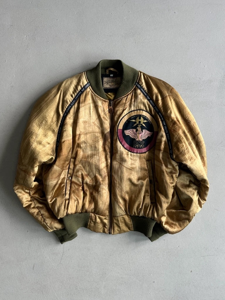 ARMANI JEANS - F/W 1988 STONE WASHED BOMBER JACKET