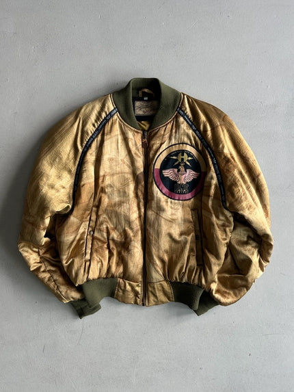 ARMANI JEANS - F/W 1988 STONE WASHED BOMBER JACKET
