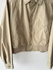 VALENTINO - 1980s CROP FIT LIGHT BOMBER JACKET