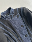 EMPORIO ARMANI - 1980s MAJORETTE WOOL JACKET WITH DENIM DETAILS