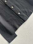 COMME DES GARÇONS - A/W 2002 WOOL JACKET WITH FLORAL ATTACHMENT AT COLLAR