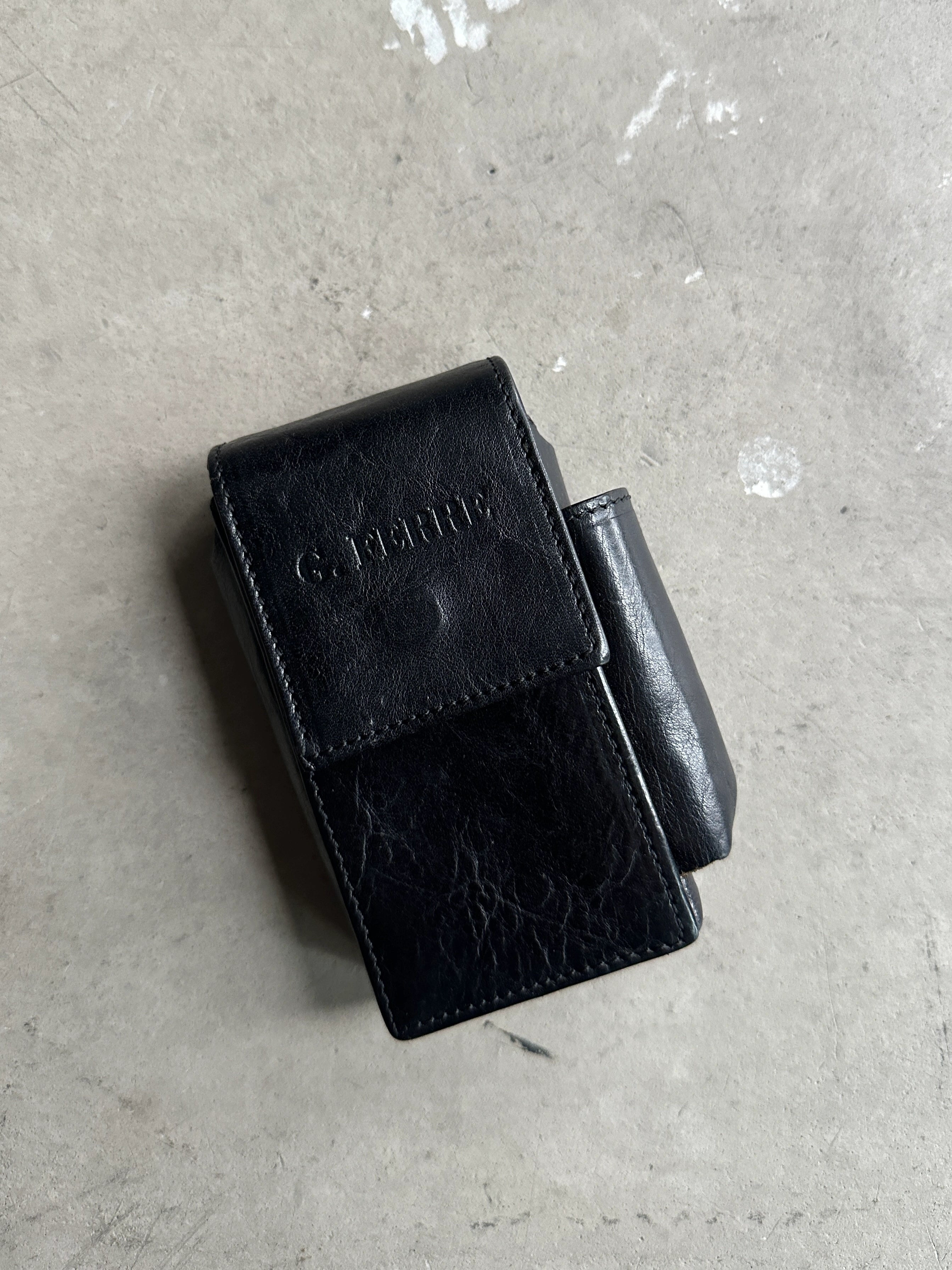 GIANFRANCO FERRÉ - 1980s LEATHER CIGARETTE CASE