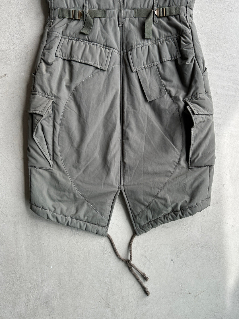 MICHIKO KOSHINO- 2000s CARGO PUFFER VEST