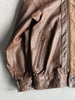 1980s DROPPED SHOULDER LEATHER AND SUEDE BOMBER JACKET