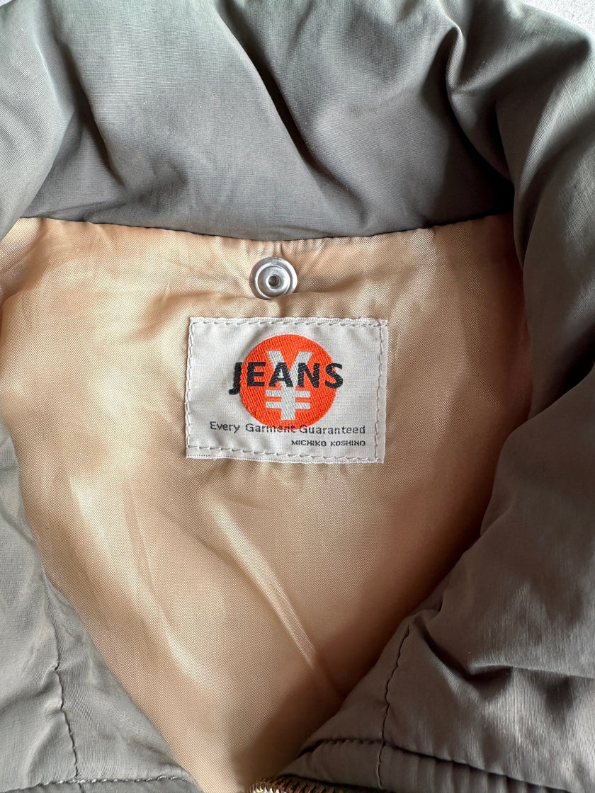 MICHIKO KOSHINO- 2000s CARGO PUFFER VEST