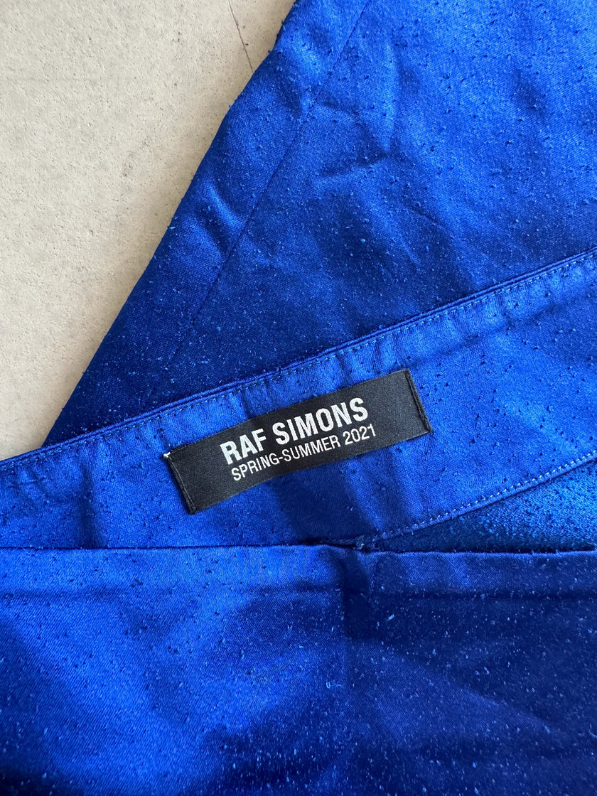 RAF SIMONS -  S/S 2021 BRUSHED MAXI SKIRT WITH BACK VENT