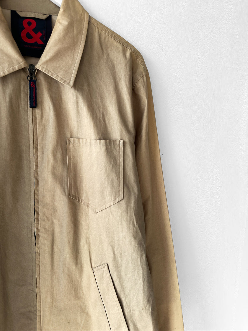 DOLCE & GABBANA - circa 1996/1999 TECHNICAL JACKET WITH SIDE ZIP DETAILS