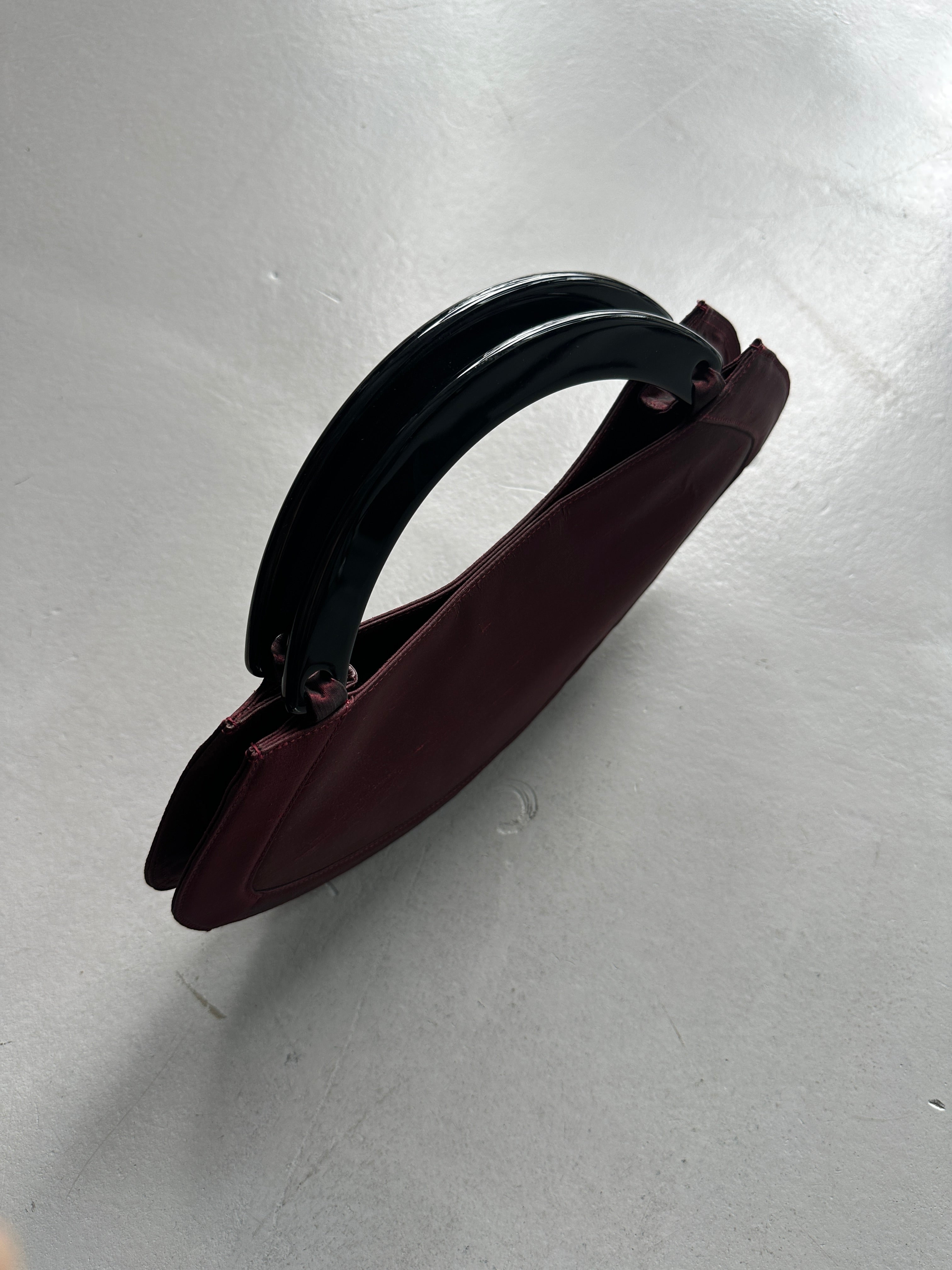 GIORGIO ARMANI -  1990s ORGANZA CRESCENT HANDBAG
