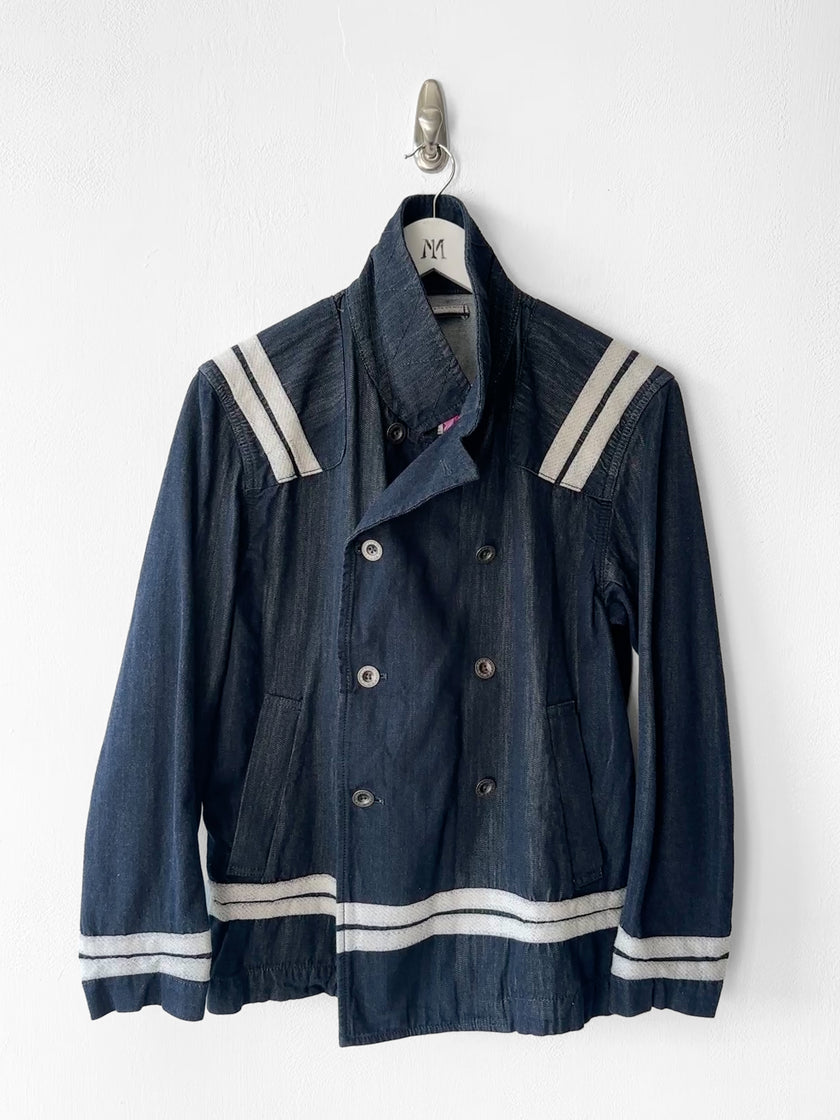 ISSEY MIYAKE - S/S 2019 DOUBLE BREASTED DENIM JACKET