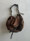 C'N'C COSTUME NATIONAL - F/W 2010 SUEDE LARGE HOBO BAG