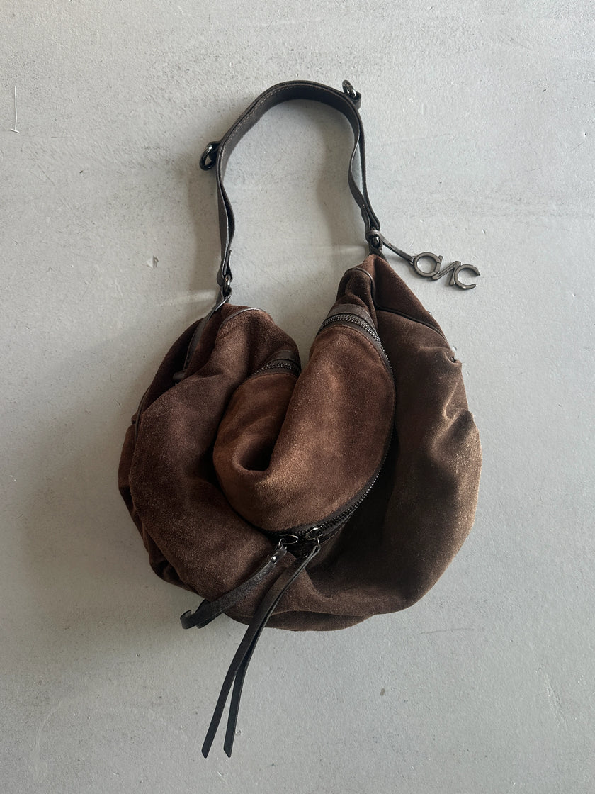 C'N'C COSTUME NATIONAL - F/W 2010 SUEDE LARGE HOBO BAG