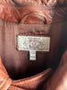 ARMANI JEANS - 1990s STRAIGHT FIT LEATHER JACKET