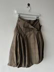ITALIAN LABEL early 2000s BALLOON SKIRT WITH WRAP FRONT WAIST
