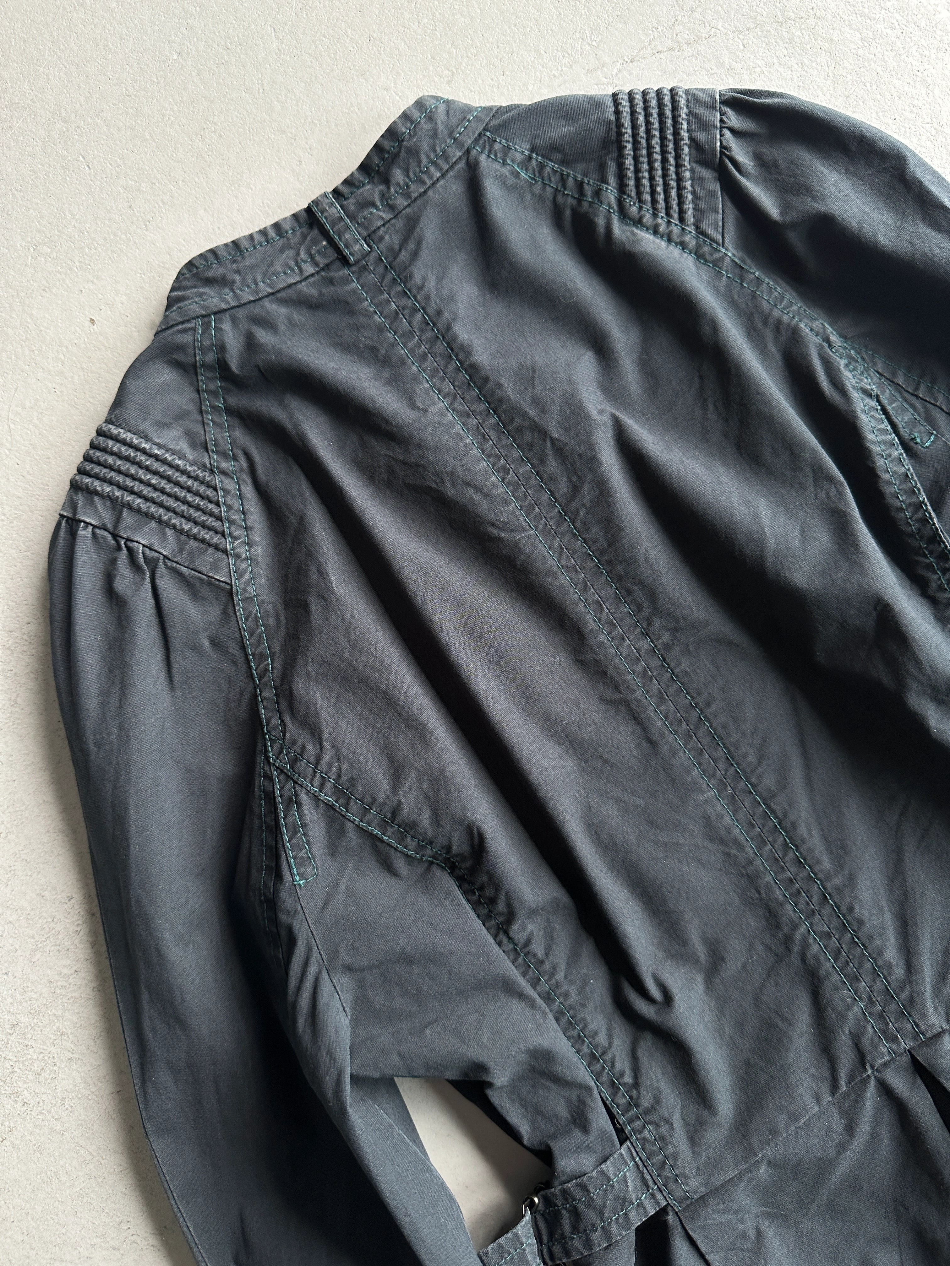 ARMANI EXCHANGE - 2000s PEPLUM HEM JACKET