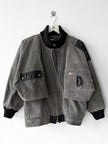 ITALIAN LABEL 1980s 2 IN 1 BOXY FIT DENIM BOMBER JACKET GILET