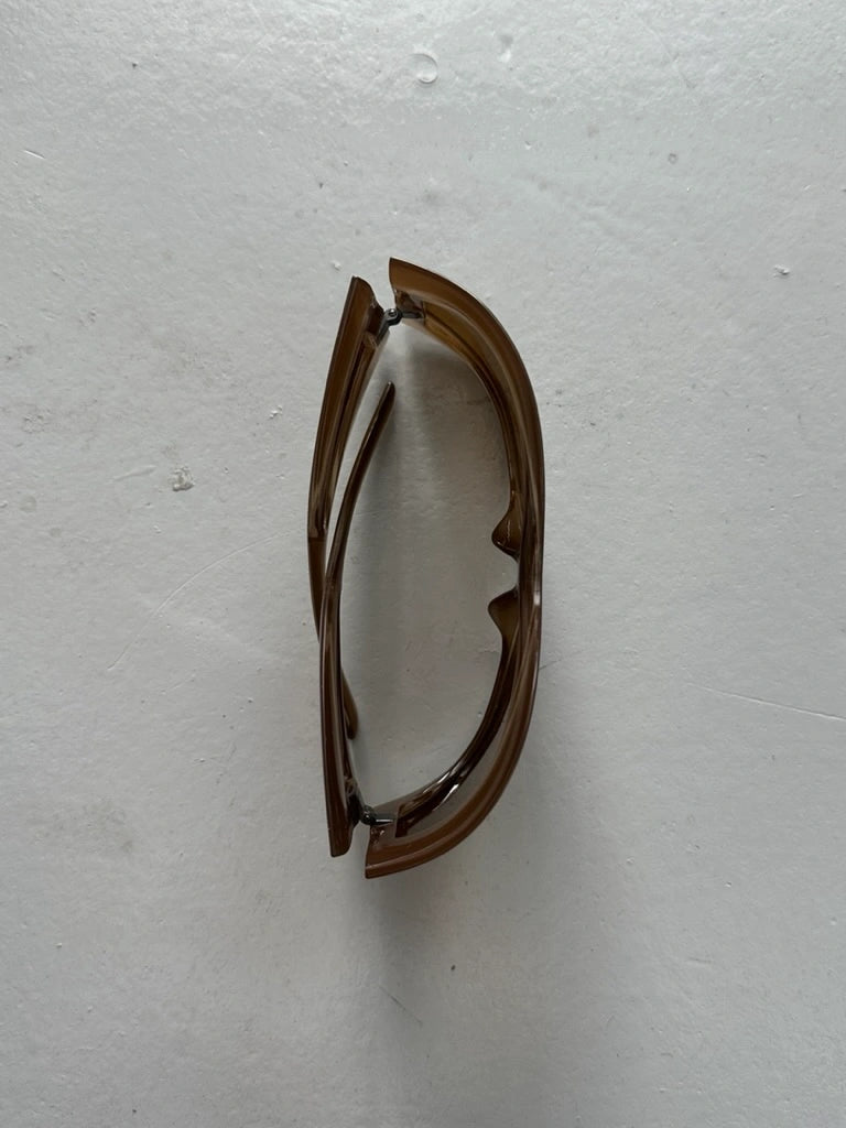 GIANFRANCO FERRÉ - 2000s OVERSIZED WRAPAROUND SUNGLASSES