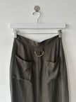 JAPANESE LABEL 2000s MAXI SKIRT WITH SIDE POCKETS