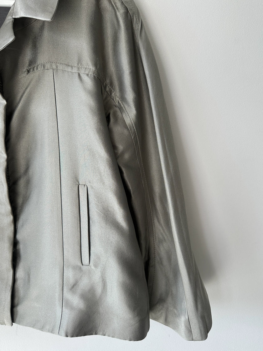 CIVIDINI - S/S 2008 METALLIC FINISH SILK JACKET